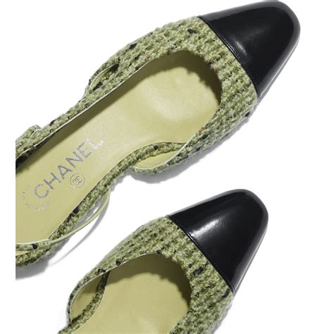 chanel green slingbacks|Chanel slingback price euro.